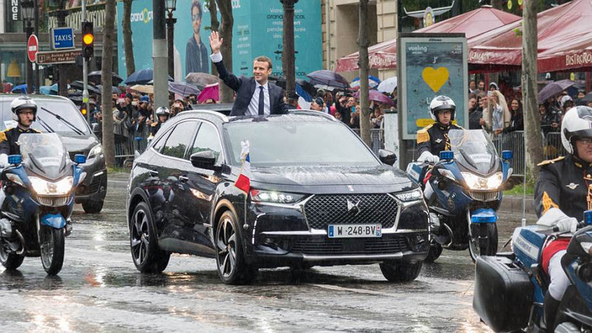 Президент Франции пересядет на автомобиль с гибридным двигателем