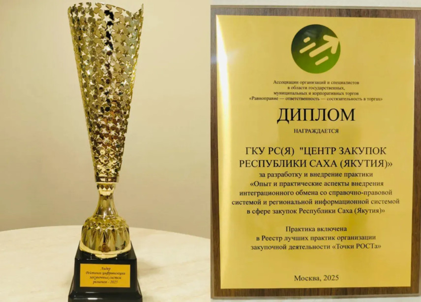 Якутия заняла второе место в рейтинге цифровизации закупок