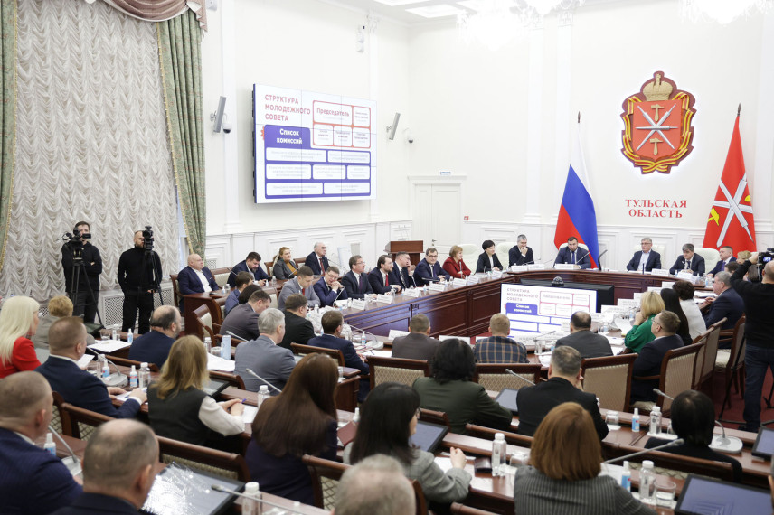 Власти Тульской области обсудили работу Молодежного совета правительства региона